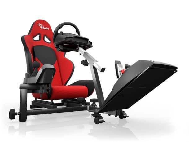 Игровое кресло для руля и гонок Happy Game auto chair red