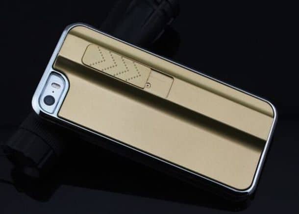 Phone Case With Cigarette Lighter Metal Cover for iphone