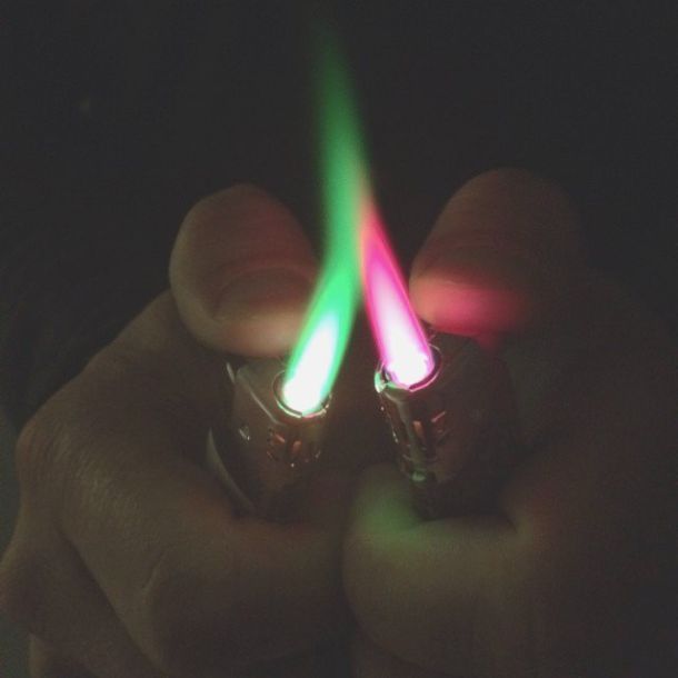 Colored Flame Lighters