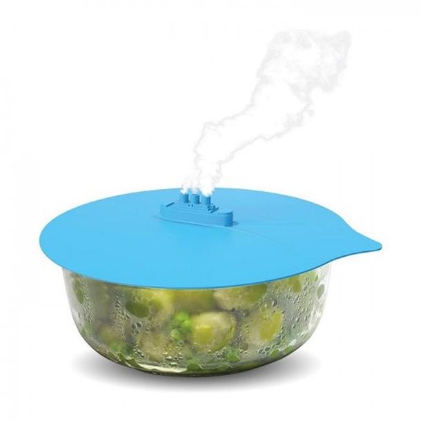Fred and Friends STEAM SHIP Silicone Steaming Lid