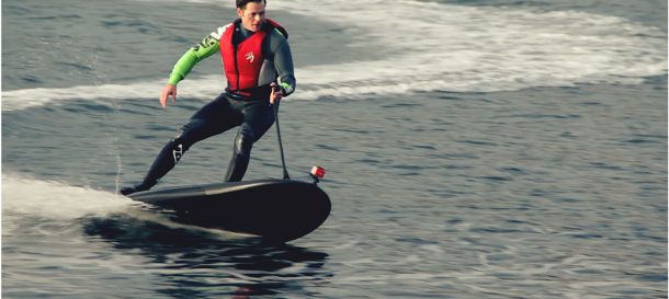 LAMPUGA JET-POWERED SURFBOARD