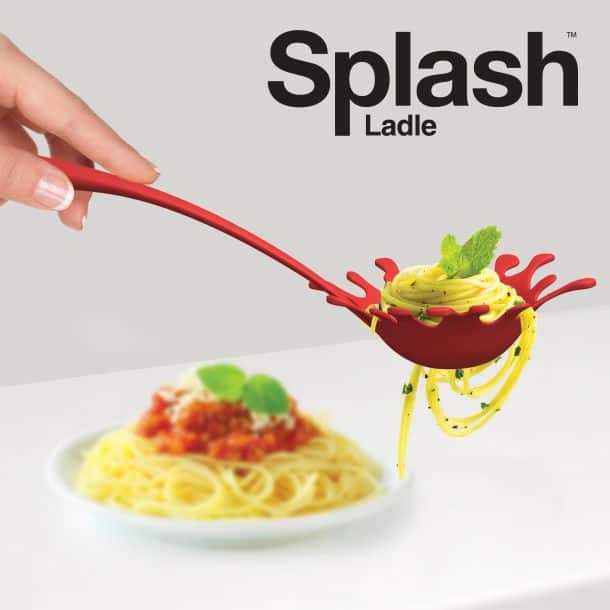 Mustard Splash Ladle, Red