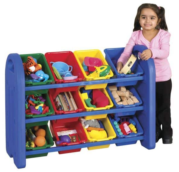 3-Tier Toy Storage Organizer with 12 Bins