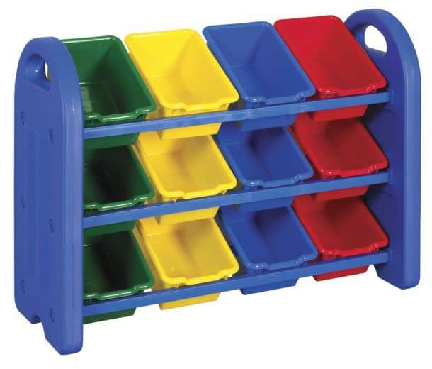 3-Tier Toy Storage Organizer with 12 Bins