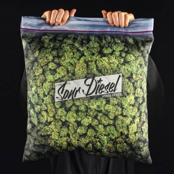 Giant Stash - Baggie of Cannabis Pillowcase