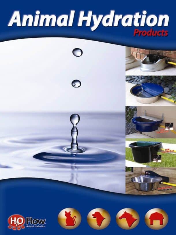 H2O Animal Hydration Aqua Buddy 2-Quart Homelife Series Automatic Waterer
