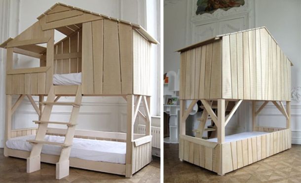 Treehouse Bedroom Bunk Bed