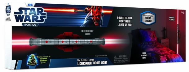 Uncle Milton Star Wars Science Darth Maul Lightsaber Room Light