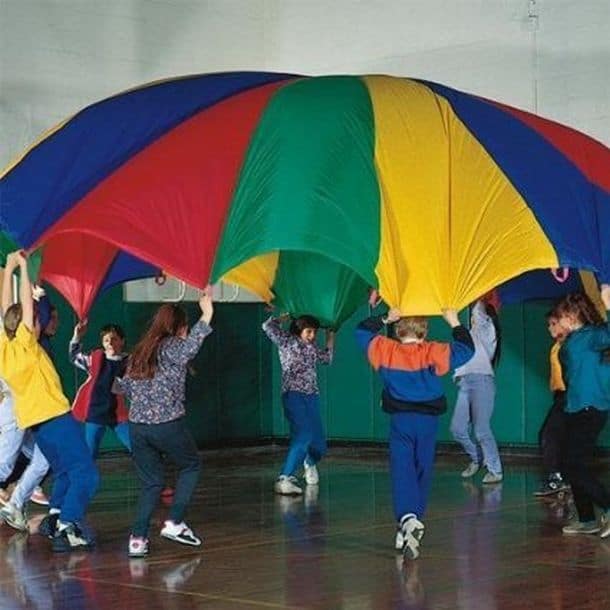 12 feet parachute with 8 handles