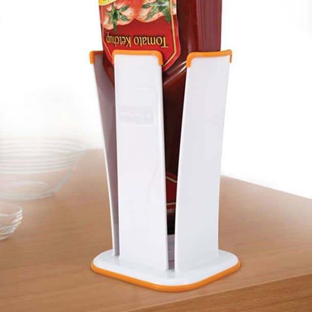 Bottoms Up Condiment-Sauce Bottle Holder