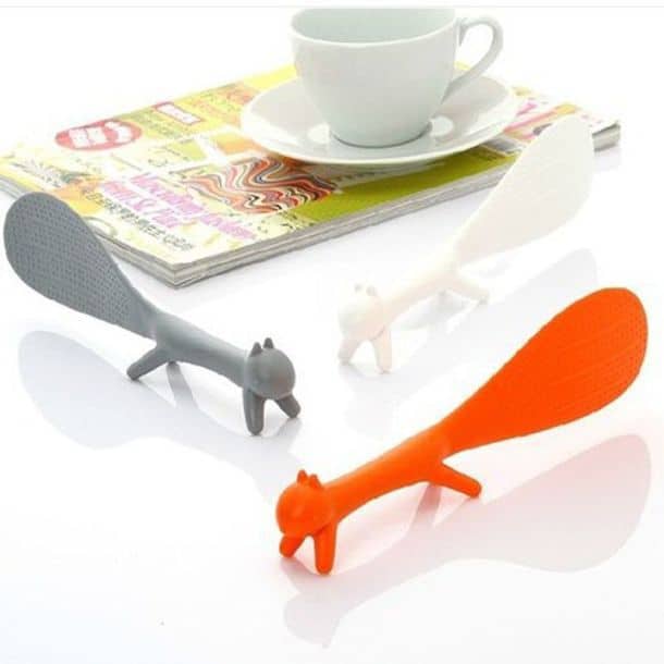 Cute Kitchen Squirrel Shape Non-stick Rice Paddle Scoop
