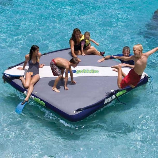Giant Floating Mattress With Cooler