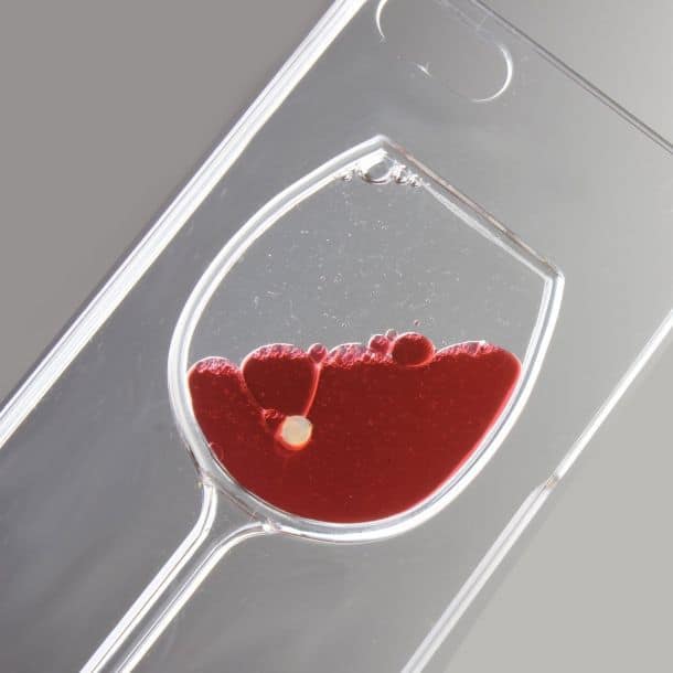 Liquid Red Wine iPhone Case