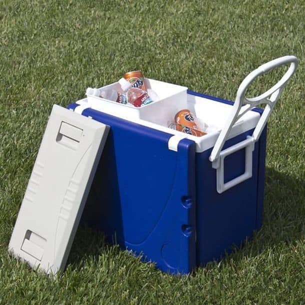 Multi Function Rolling Cooler With Table