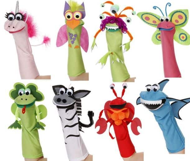 Sock Friends Puppets Great craft for kids