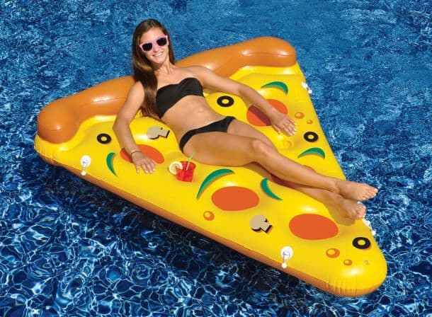 Swimming Pool Inflatable Pizza Slice Float Raft