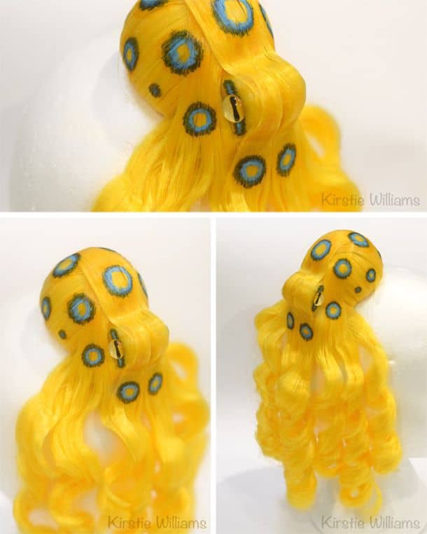 Synthetic Hair Octopus Hairpieces