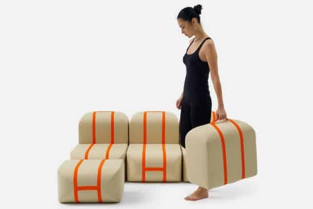 Модульный диван от компании Campeggi
