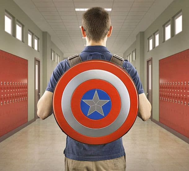 Рюкзак в виде щита Captain America