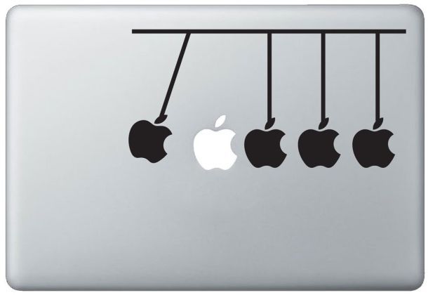Наклейка на Apple MacBook