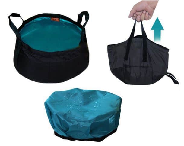 Портативная тканевая сумка для воды
