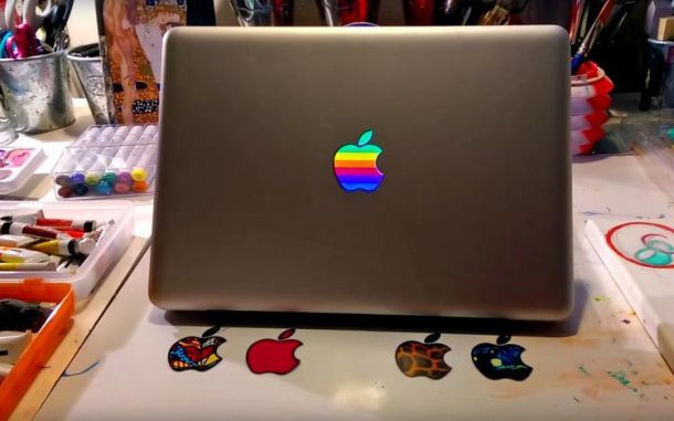 Ретро-эмблема Macbook Apple