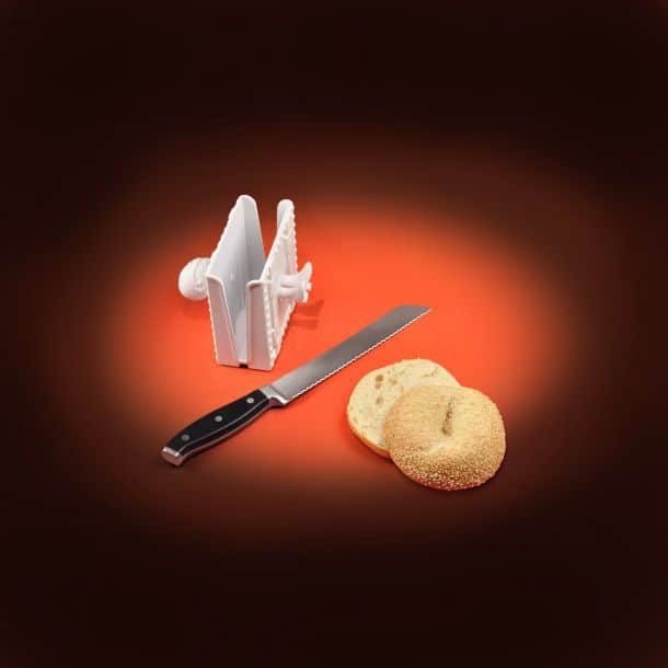 Держатель для нарезания булочек Open Sesame Bagel Slicer