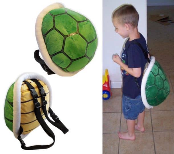 Плюшевая черепаха-рюкзак Mario Bros