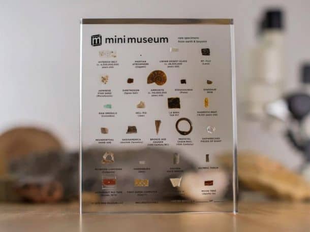 Портативная коллекция уникальных материалов и элементов Mini Museum