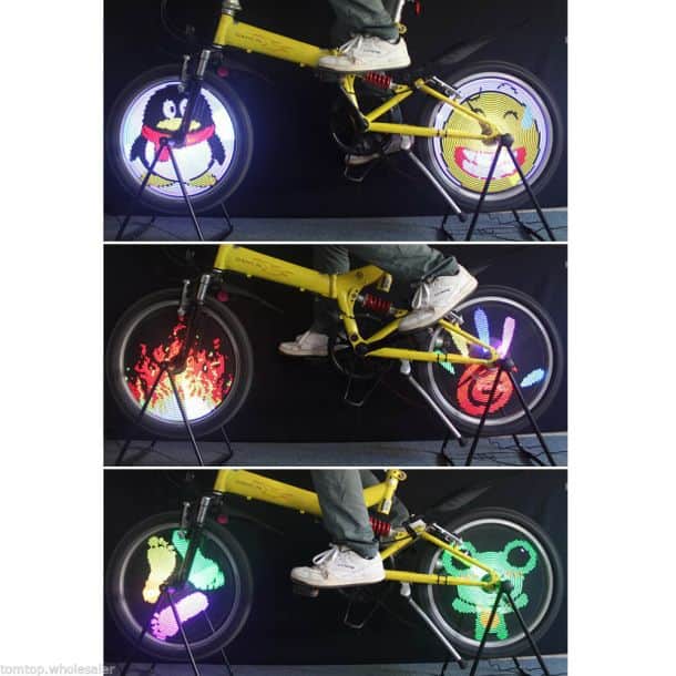 Противоударная система иллюминации для велосипедов 96 RGB LED Lights