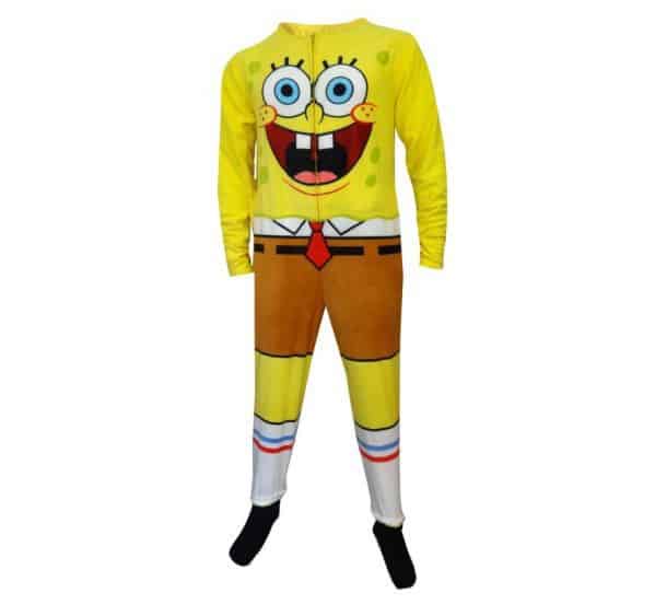 Мужская пижама Spongebob, выполненная в виде цельного комбинезона в стиле O...
