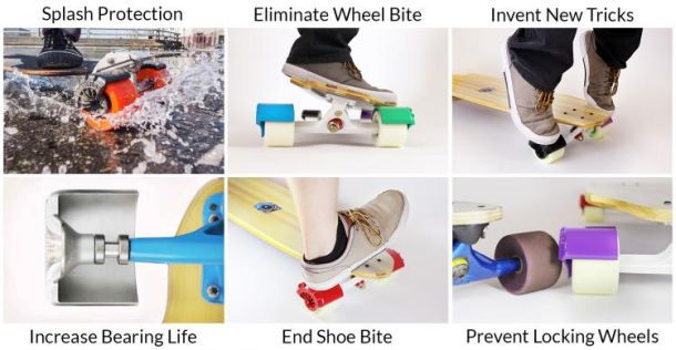 Защита на колеса для скейтборда или лонгборда