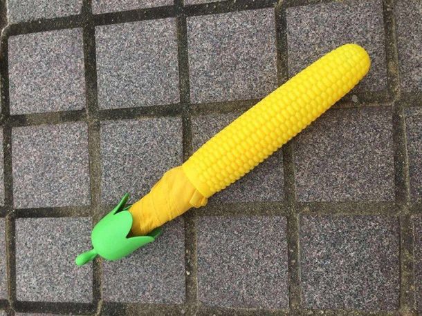 Зонтик в форме кукурузного початка