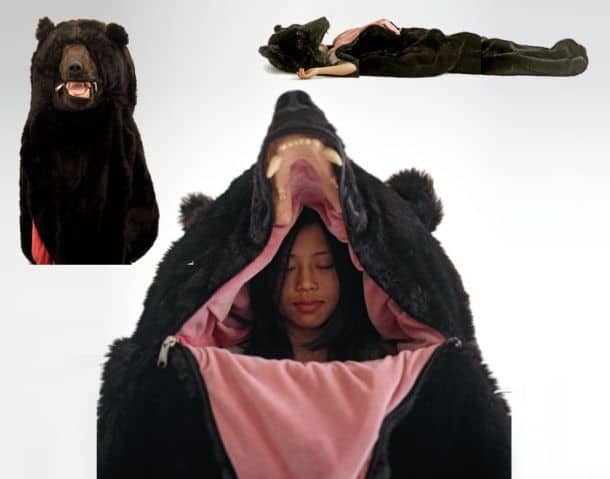 Спальный мешок Бруно в виде медвежьей шкуры