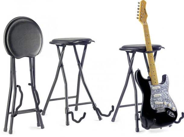 Раскладной стул с подставкой для гитары