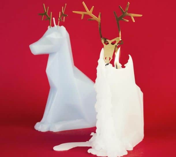Свеча в виде рождественского оленя Rudolph