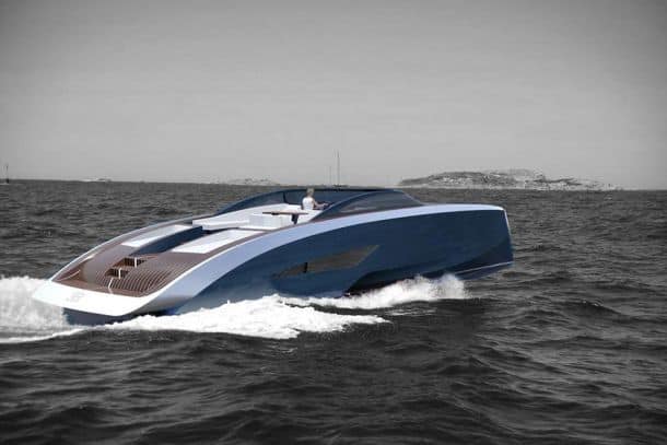 Скоростная яхта Niniette от Bugatti x Palmer Johnson
