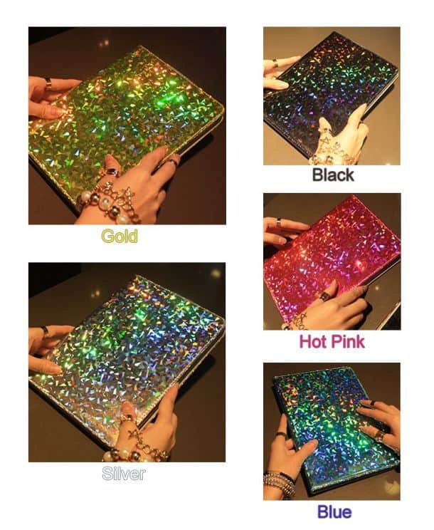 Разноцветный чехол для планшета iPad Laser Pattern