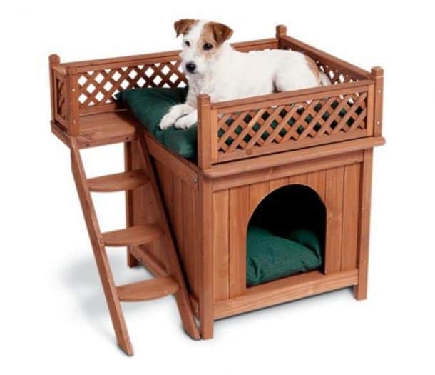 Двухъярусная кровать-дом для собак