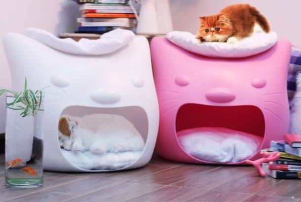 Кошачий спальный домик Kitty Meow