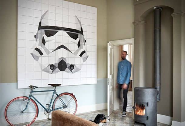 Мозаика для декорации стен Star Wars