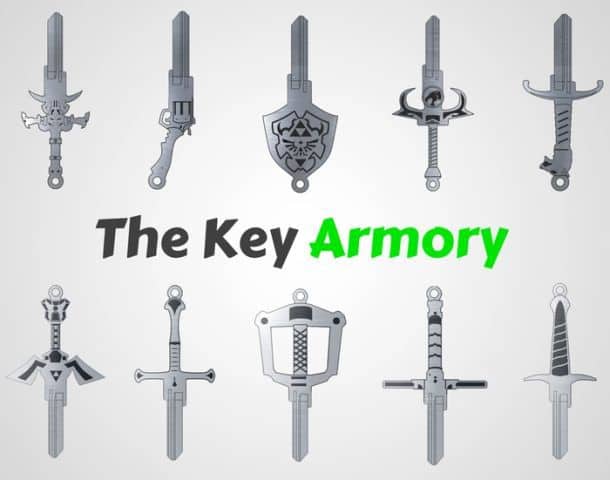 Тематические болванки для ключей Key Armory