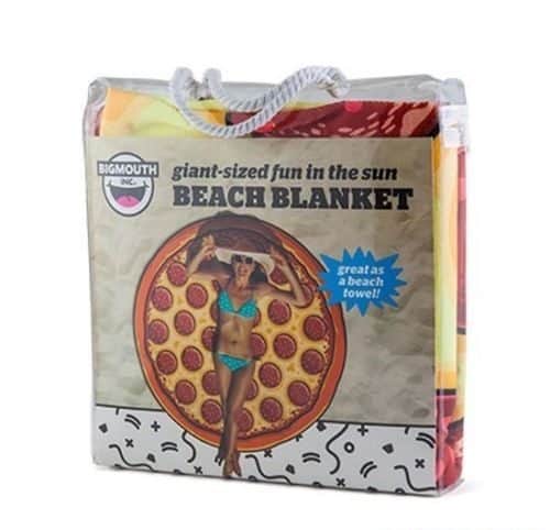 Пляжный коврик в форме пиццы