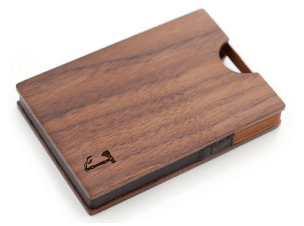 Монолитный бумажник из ореха Slim Timber’s Walnut Card Wallet на Goodsi.ru