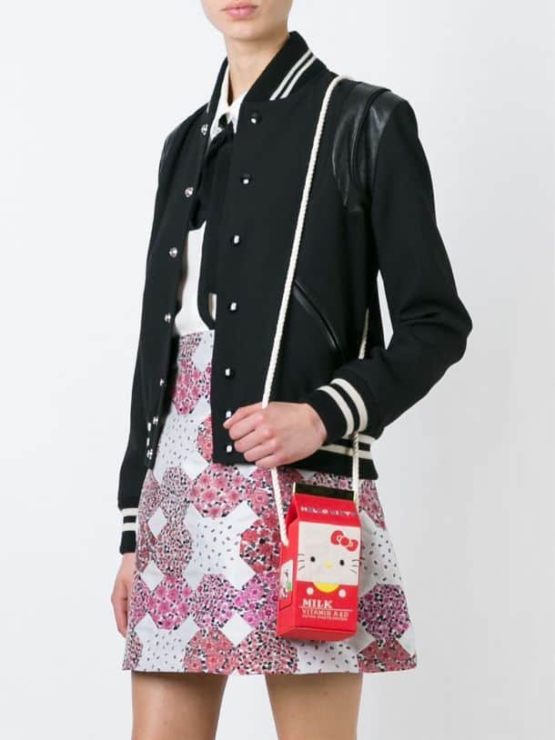 Дизайнерский клатч Hello Kitty в виде пачки молока