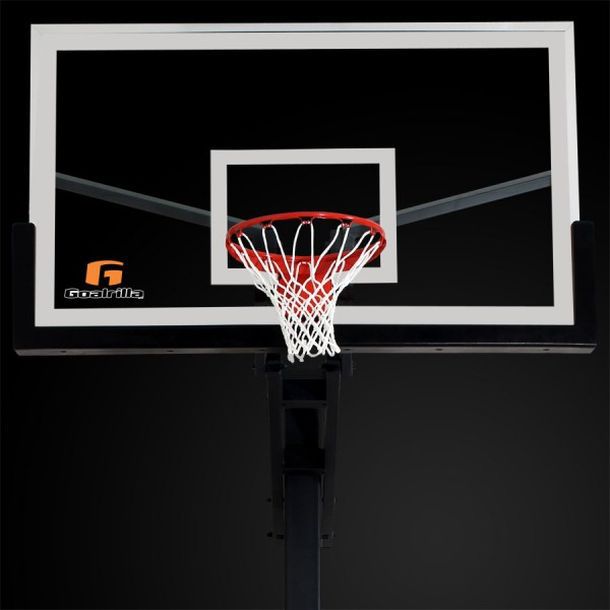 Суперпрочный баскетбольный щит с кольцом и стойкой Goalrilla DC72E1