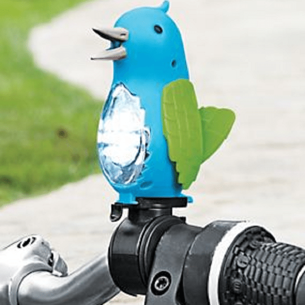 Велосипедный фонарик и звонок в форме птицы