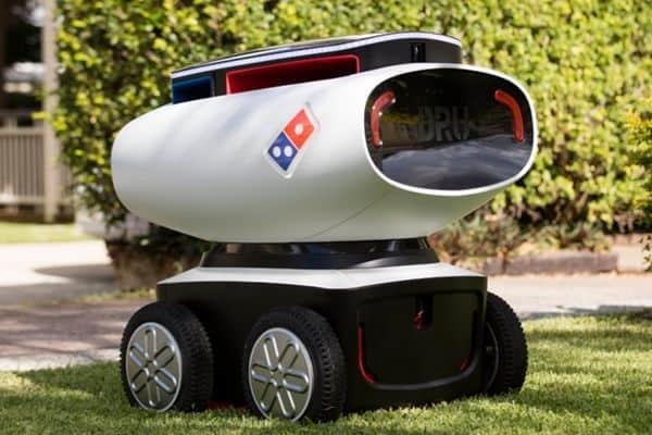 Роботизированный доставщик пиццы DRU