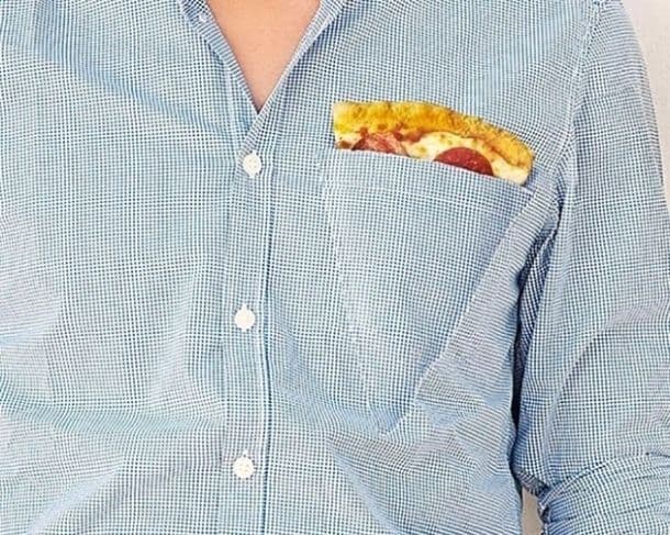 Рубашка с карманом для пиццы