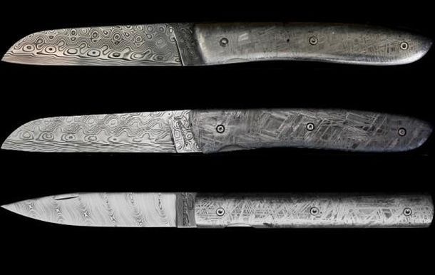 Складной нож из метеорита от компании Perceval